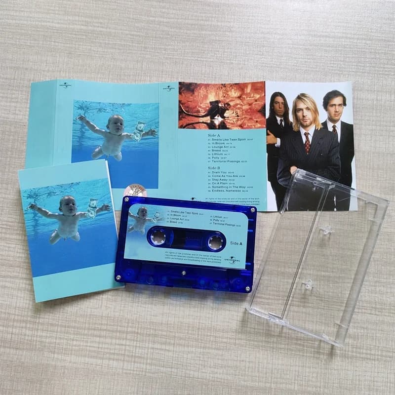 شريط موسيقى روك جرنج أوروبي أمريكي ألبوم MTV Unplugged in New York كاسيتات كوسبلاي ووكمان مسجل سيارة صندوق موسيقى تصويرية - 2