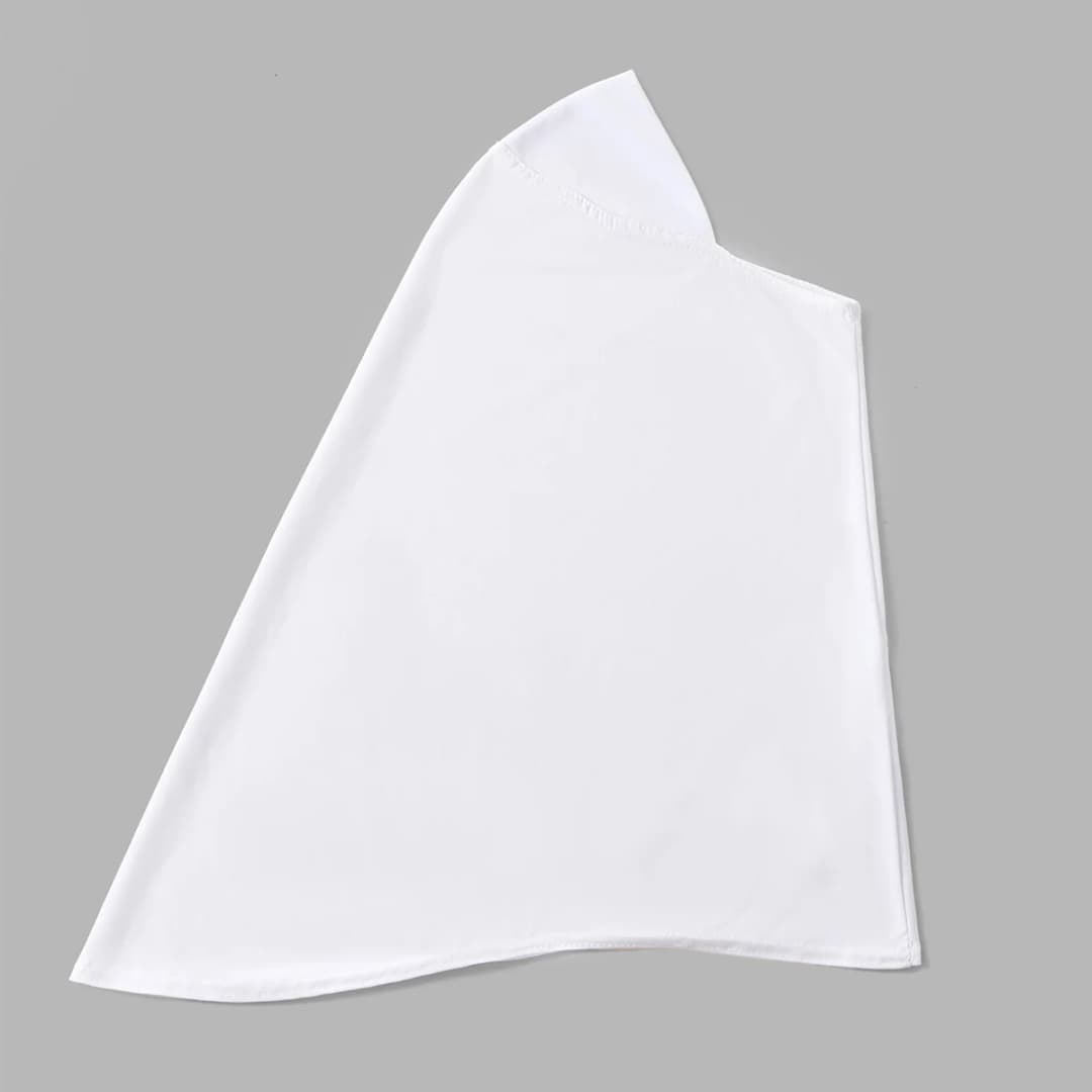 Muslim Children Instant Hijab Soild Girls Cotton Modal Head Wraps Double Chin Undercap Soft Stretch Prayer Hijab Malay Turban - 5