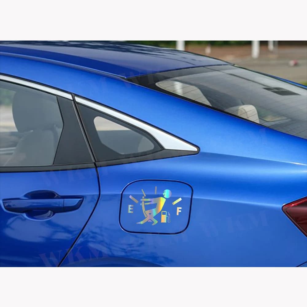 Funny Car Stickers Pull Fuel Pointer Reflective Decal Car Styling For Universal Tank Accessories One Per Set Car Sticker - 6