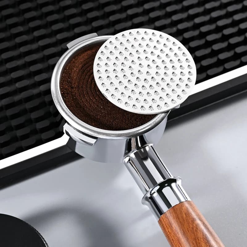 51/53/58mm Reusable Coffee Puck Screen 304 Stainless steel Double Layer Coffee Filter Fine Mesh Professional Espresso Accessory - 5