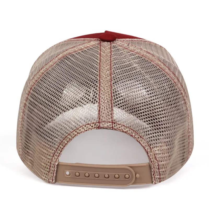 Simple basic baseball cap for men and women outdoor solid color light plate cap summer shade breathable net hat - 5