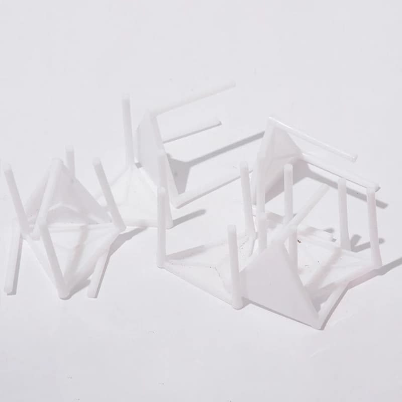 تثبيت حوامل توفير البيتزا ، حامل البيتزا ، جراب التعبئة ، حامل بلاستيكي ، عرض ثلاثي - 4