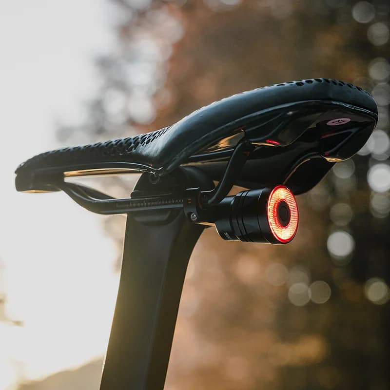 ROCKBROS Bicycle Rear Light Smart Brake Vibration Light Sensing Bike Taillight Type-C Synchronized MTB Road Cycling Tail Light - 6