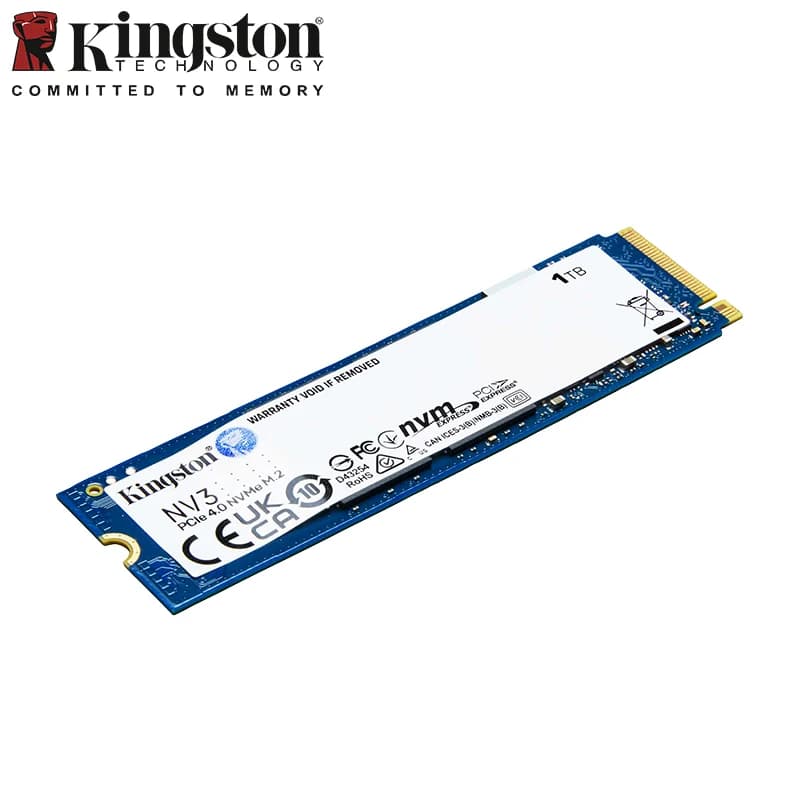 قرص صلب كينجستون NV3 PCIe 4.0 NVMe SSD M.2 2280، سعة 500 جيجابايت، 1 تيرابايت، 2 تيرابايت، قرص داخلي بسرعة تصل إلى 6000 ميجابايت/ثانية - 2