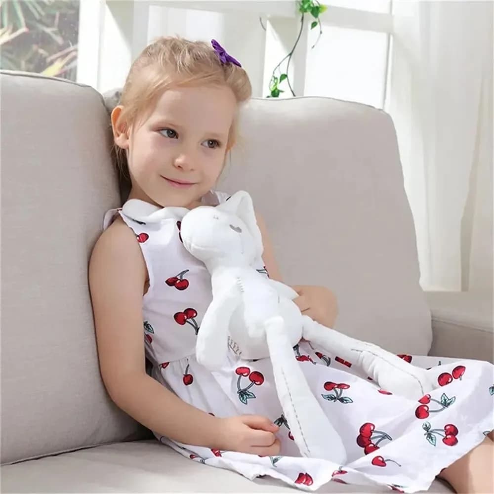 42 أذن كرتونية ظريفة طويلة أذن طفل رضيع ناعمة للأطفال أرنب ورفيقة نوم محشوة من القطيفة من القطيفة من القطيفة من أجل الأطفال - 2