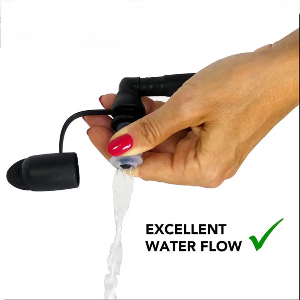 حقيبة مياه رياضية للخارج، 1 قطعة، صمام عض استبدال، فوهة شفط ترطيب مع غطاء ضد الغبار، اكسسوارات تخييم وتنزه وركوب دراجات - 2