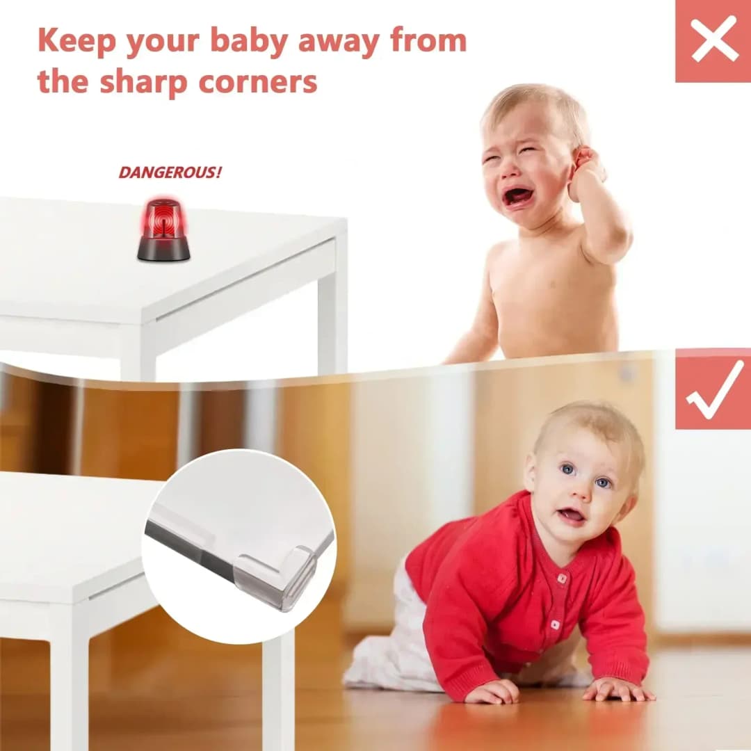 1/2 متر الجدول واقي للحواف سيليكون حماية الطفل شريط حماية الشريط الذاتي لاصق الاصطدام برهان الاطفال سلامة الأثاث ركن حماة - 6