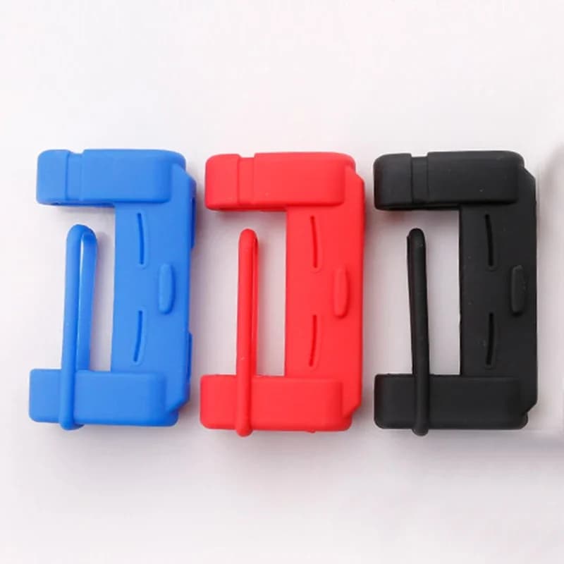 Universal Car Safety Belt Buckle Protector Silicon Anti-Scratch Belt Buckle Clip Interior Button Case  Cover Car Stuff - 5