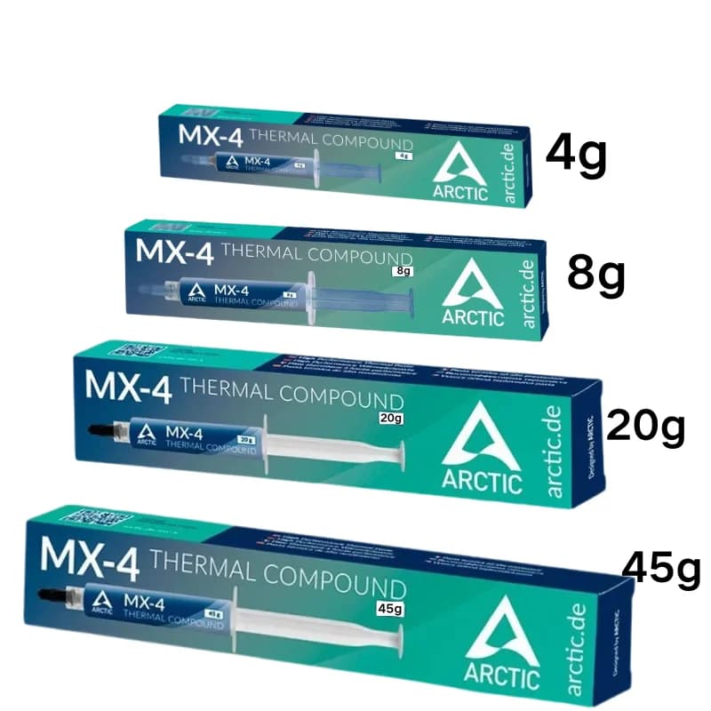 معجون حراري MX-4 4g مركب حراري معجون تبريد معالج CPU GPU مبرد مروحة تبريد سائل موصل حراري