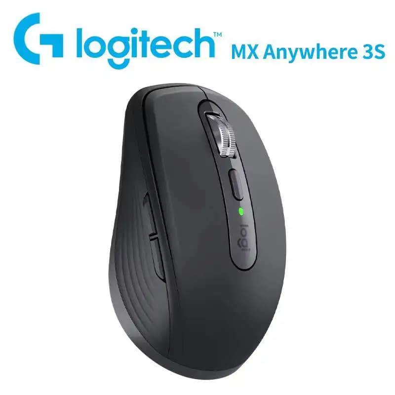 فأرة Logitech MX Anywhere 3S لاسلكية إصدار Mac بتقنية Bluetooth صامتة ومحمولة للمكتب باللون الوردي للنساء - 4