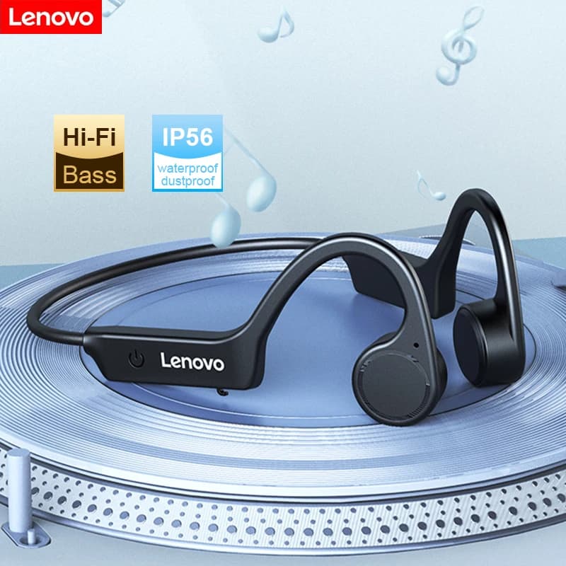 Lenovo X4 TWS Bone Conduction Bluetooth Headphone Sports Earphone Waterproof Wireless Headset with Mic Ear-hook Bass Hifi Stereo - 6