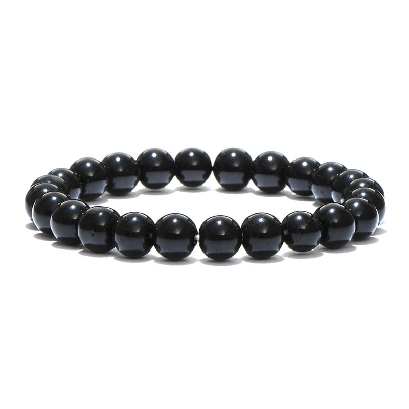 Economical 4/6/8/10/12mm Obsidian Stone For Jewelry Making Handmade Black Round Loose Beads DIY Bracelet Necklace Anklet Earring - 5