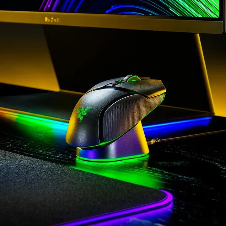 ماوس الألعاب Razer Basilisk V3 Pro، 30000 DPI، 11 زر قابل للبرمجة، مستشعر بصري FOCUS PRO 30K، 13 منطقة إضاءة متغيرة - 5
