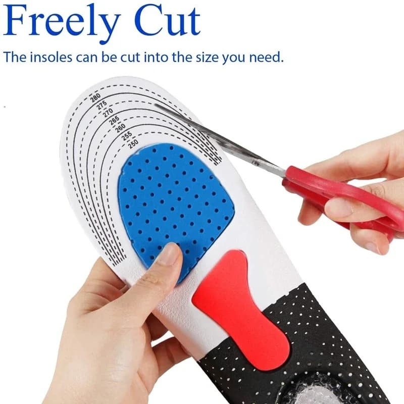 Shock-absorbing sports insole men and women arch support Orthopedic insoles Breathable comfortable running Shoe Pads 2Pcs/4Pcs - 5