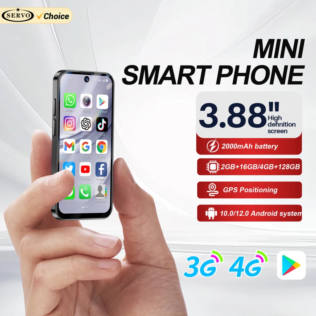 هاتف ذكي صغير أندرويد 2025، شاشة 3.88 بوصة HD، 4G LTE/3G، 4 جيجابايت + 128 جيجابايت/2 جيجابايت + 16 جيجابايت، بطارية 2000 مللي أمبير، غير مقفول