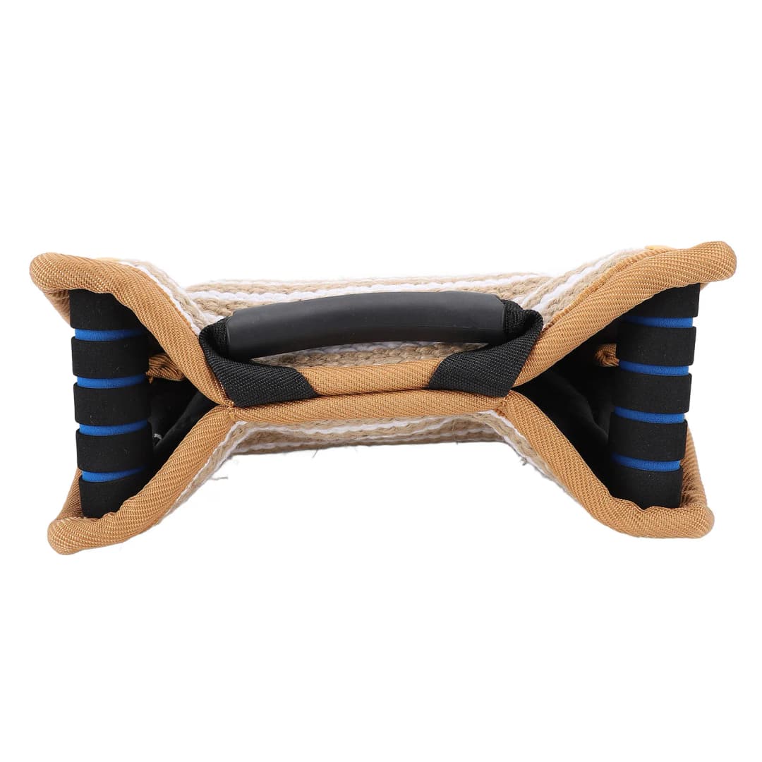 Dog Training Bite Pillow Tear Resistant Interactive Play Toy Jute Pad Dog Bite Sleeve Training Equipment with Handles - 5