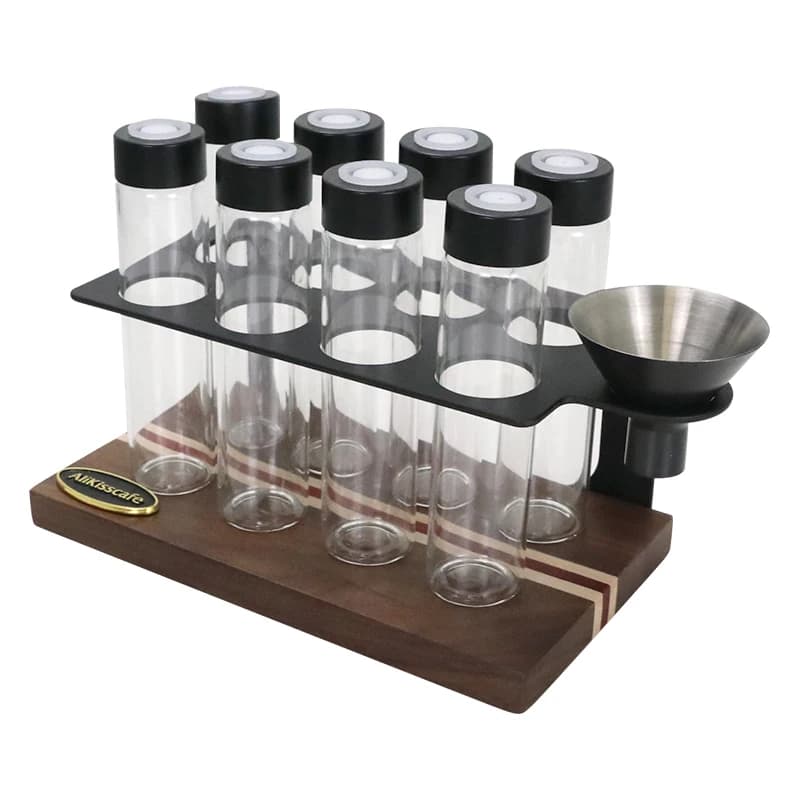 Alikisscafe Coffee Beans Storage Tube Container Display Single Dose Tea Exhaust Valve Barista Tool Espresso Accessory Coffeeware - 6
