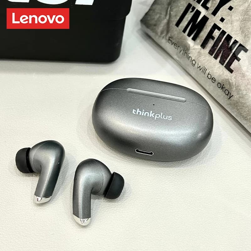 سماعات لينوفو LP5 TWS الأصلية الجديدة، بلوتوث لاسلكية، سماعات رياضية مقاومة للماء، HiFi ستيريو، سماعات ألعاب مع ميكروفون - 5