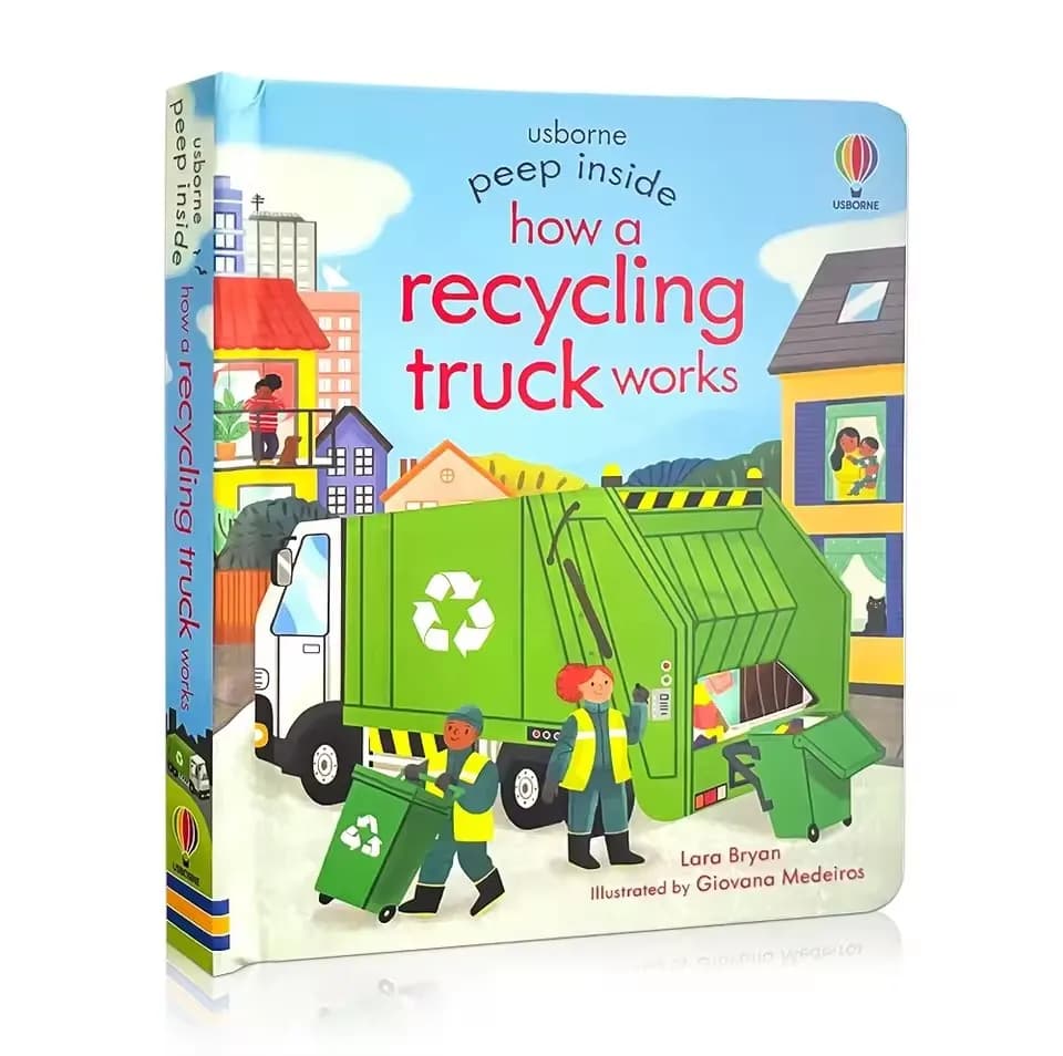 Usborne Peep Inside How Works Series Scientific Knowledge Learning Picture Book in English Daily Bedtime Reading Book - 6