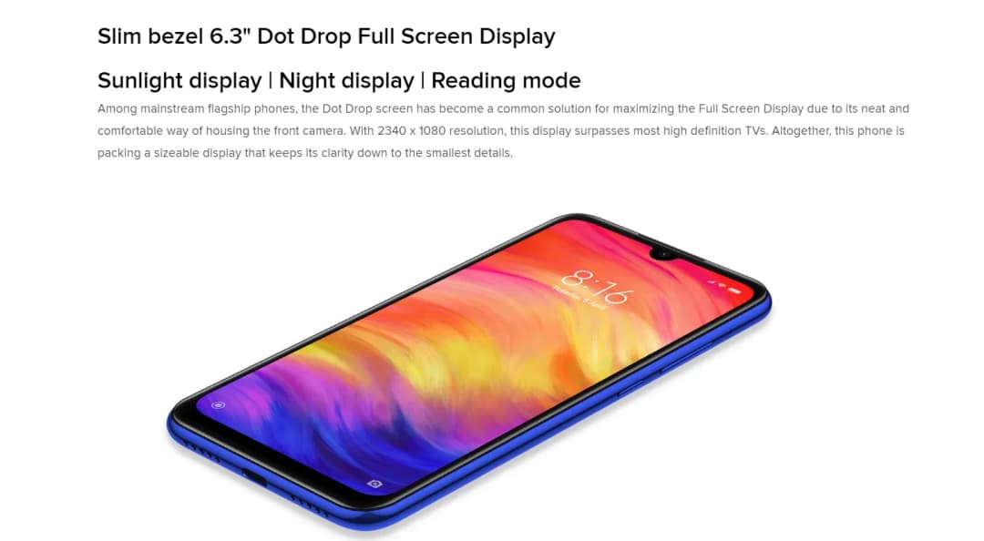 Xiaomi Redmi Note 7 PRO Original Smartphone 6GB 128GB Snapdragon 660AIE Android Mobile Phone 48.0MP+5.0MP Rear Camera cellphone - 4