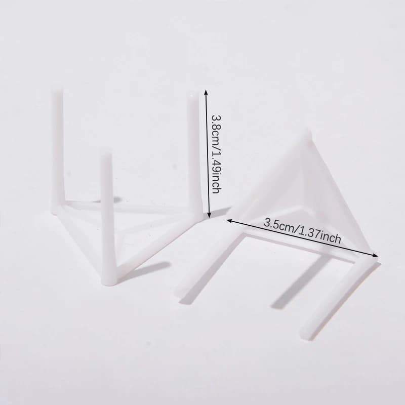 تثبيت حوامل توفير البيتزا ، حامل البيتزا ، جراب التعبئة ، حامل بلاستيكي ، عرض ثلاثي - 6