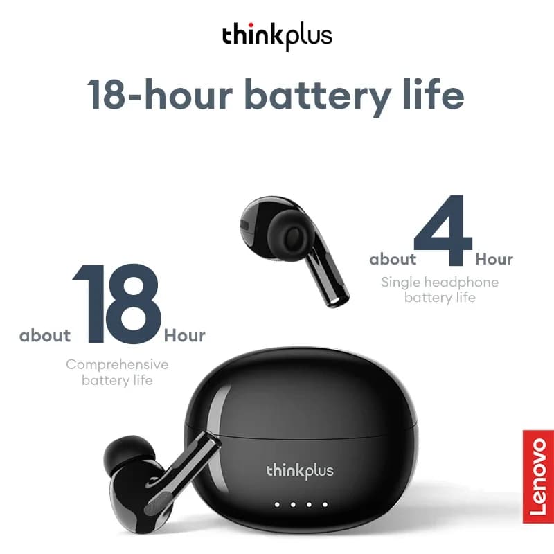 Lenovo LP5 Pro Wireless Bluetooth 5.4 Earphones TWS HiFi Sound Headphones Gaming Sports Earbuds Touch Control with Mic Headset - 6