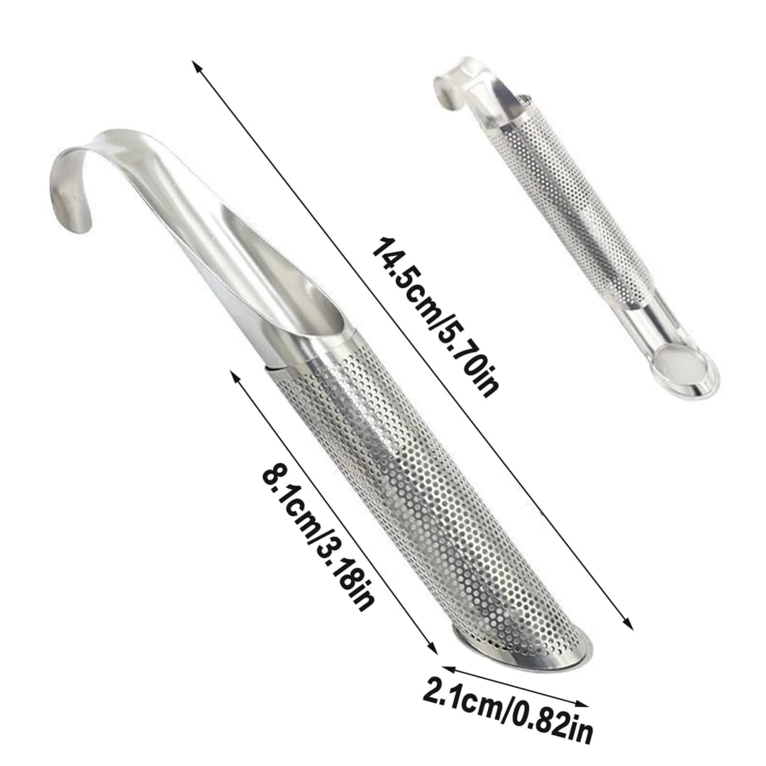 Stainless Steel Tea Infuser Filter with Hanging Hook Handle Tea Diffuser for Seeping Loose Leaf Teas & Coffees - 4