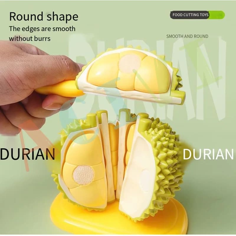 Kid Pretend Play Kitchen Fun Cutting Fruits and Vegetables Food Play House Set Puzzle Education Toys For Kids Boys Girls Gifts - 5