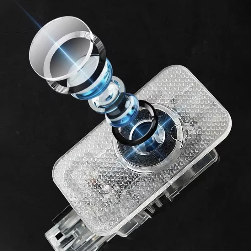 مصابيح ترحيبية LED HD لباب السيارة لسيارات فولفو Rdesign Polestar AWD V50 S60 XC60 S40 XC40 XC90 V60 S80 S90 V90 V70 T6 - 4