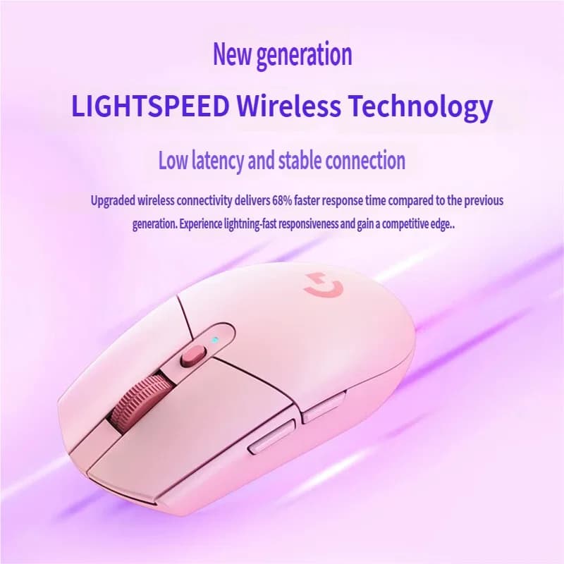 ماوس لاسلكي Logitech G304 X LIGHTSPEED للألعاب والرياضات الإلكترونية، تصميم ميكانيكي، مناسب للأيدي الصغيرة - 4