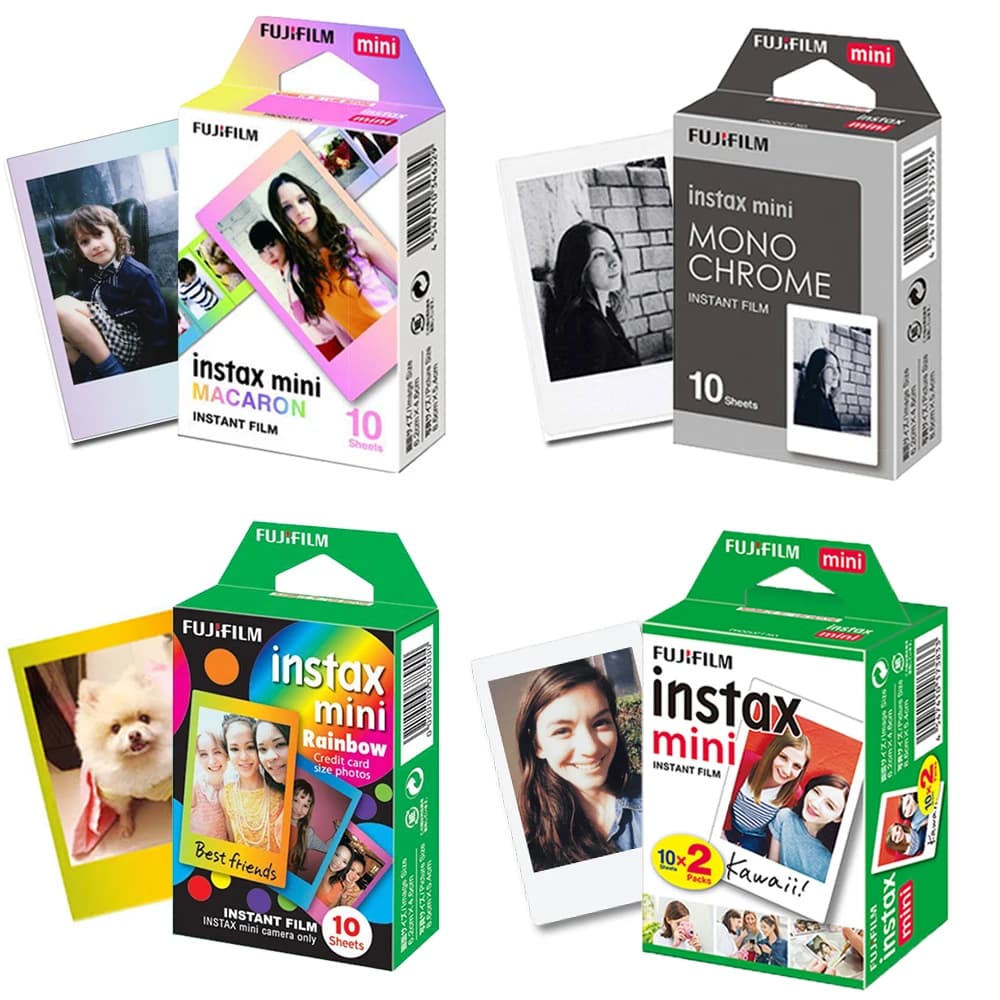 10 20 60 Sheets Fujifilm Instax Mini Film White Edge For Instax Mini LiPlay 12 11 9 8 70 SP LINk Instant Camera Photo Film Paper - 2