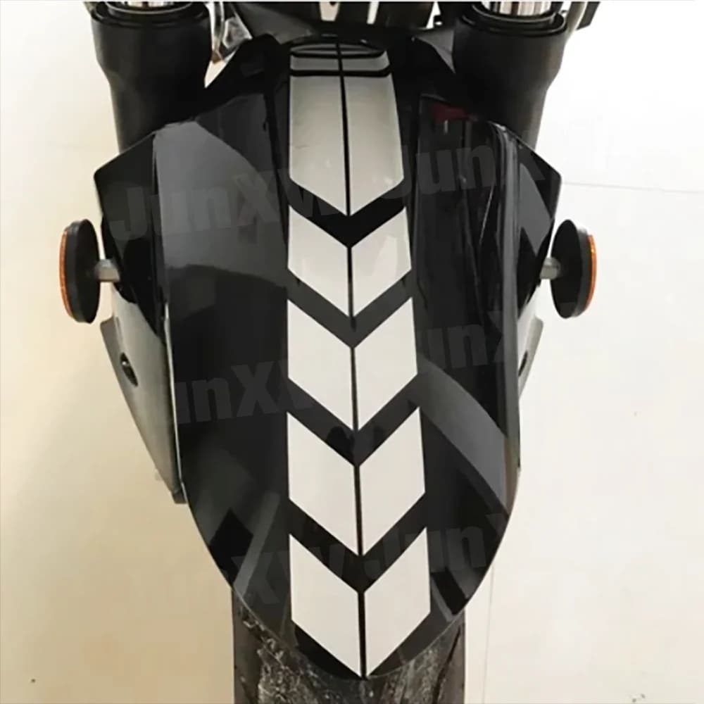 العالمي سيارة دراجة نارية السهم شريط ملصقات اكسسوارات الحاجز لصق مقاوم للماء Oilproof عاكس ملصق مائي الجسم أطقم - 3