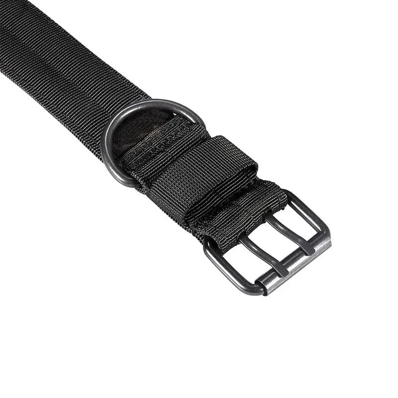 1pc Medium To Large Nylon Tactical Pet Dog Collar - Adjustable And Durable, Suitable For Medium And Large Dogs. - 5