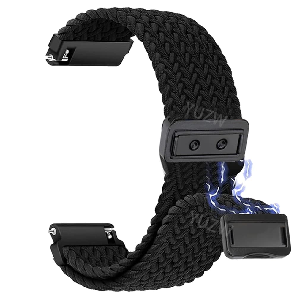 حزام ساعة من النايلون 22 مم 20 مم HAYLOU Solar Ultra Band Solar 5/Plus RT3/R8/S8/S6/RS4/Watch 2 Pro سوار ساعة ذكية للنساء والرجال - 2