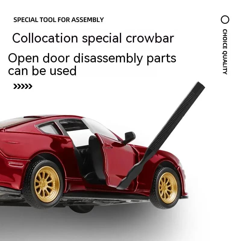 مجموعة تجميع سيارة فورد موستانج من CCA بمقياس 1:43 - سيارة سباق فريدة لهواة التجميع - 6