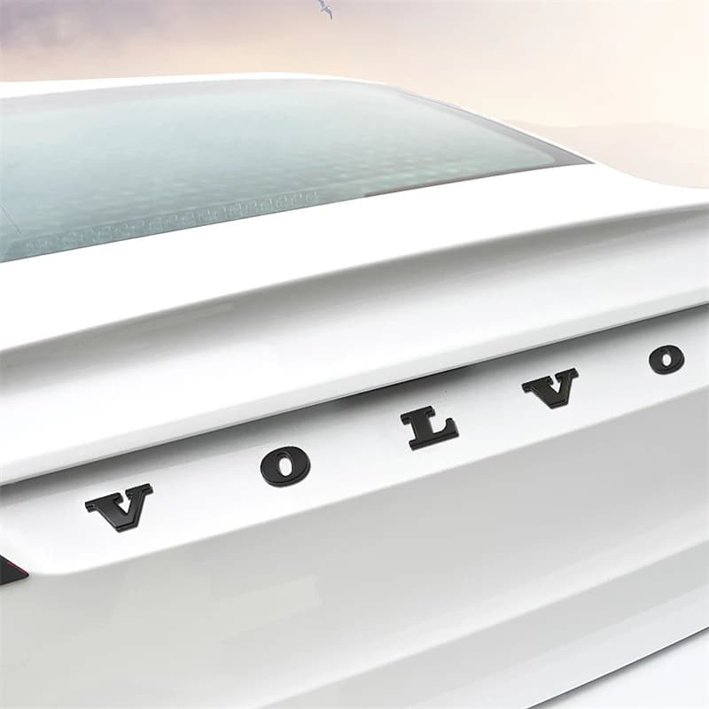 ملصقات معدنية لشعار سيارة فولفو لصندوق السيارة لسيارات Xc60 Xc90 V40 V60 S60 V50 V90 S80 C40 XC40 V70 XC70 C30 C70 Rdesign - 4
