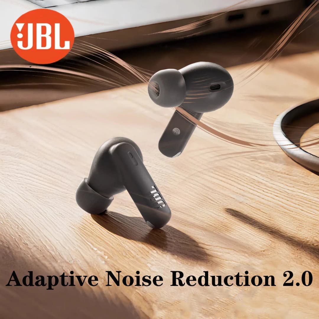 سماعات الأذن داخل الأذن JBL WAVE BEAM 2 مع إلغاء الضوضاء ANC وبلوتوث 5.3 ومقاومة للتعرق وشحن سريع و4 ميكروفونات للتحكم باللمس