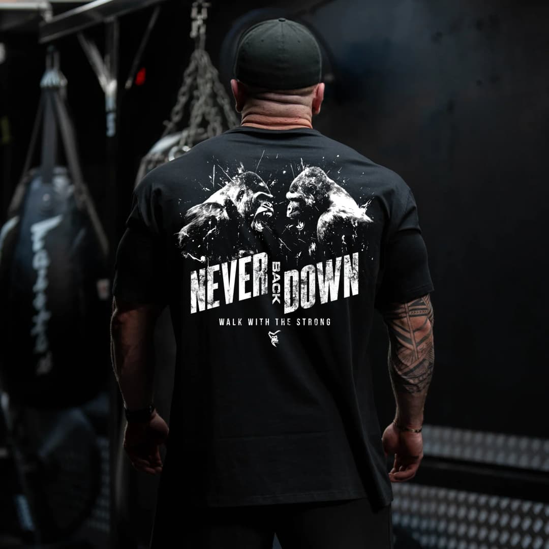 تيشرت فضفاض بأكمام قصيرة من SILVERBACK، ملابس رجالية باردة وقابلة للتنفس لبناء الأجسام والتدريب في الجيم - 4