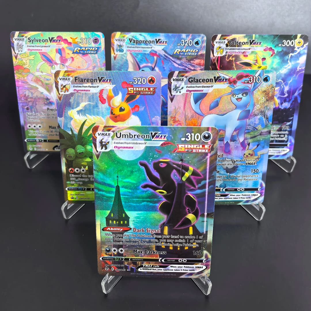 DIY PTCG Pokemon Collection Cards Charizard Rayquaza Lugia Giratina V  Self Made Cards Classic Game Anime Cards Gift Toys - 2