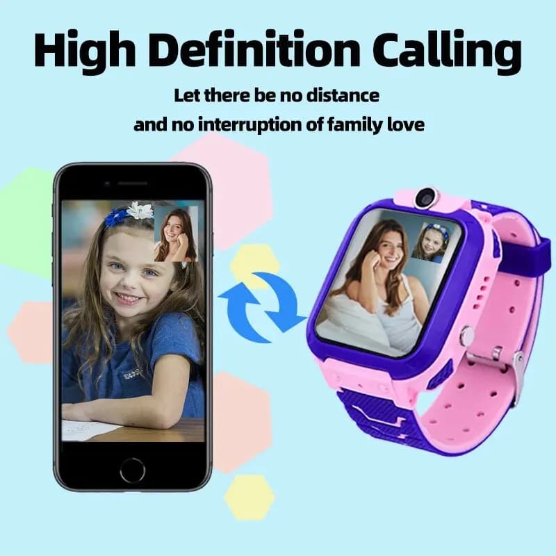 Q12 Kids Smart 2G Call Phone Watch Waterproof Mother Children GPS Monitor Boy Girls SOS Child Sports Digital Watches Tracker - 5