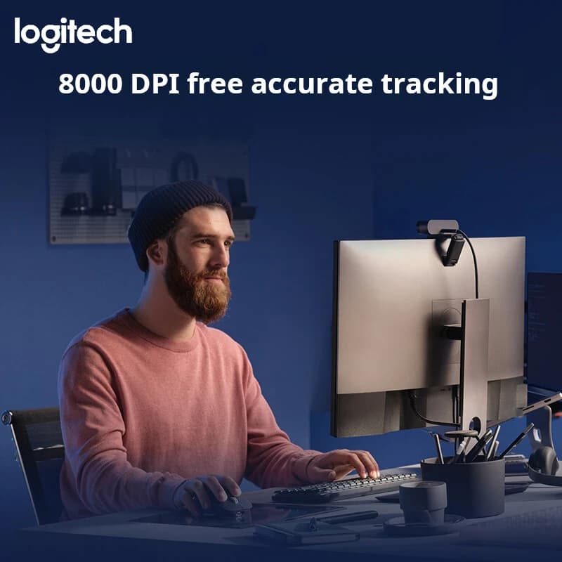 Logitech MX Master 3S Wireless Bluetooth Ergonomic Mouse,Click High Precision Sensor, Premium Office Business Mice Graph - 3