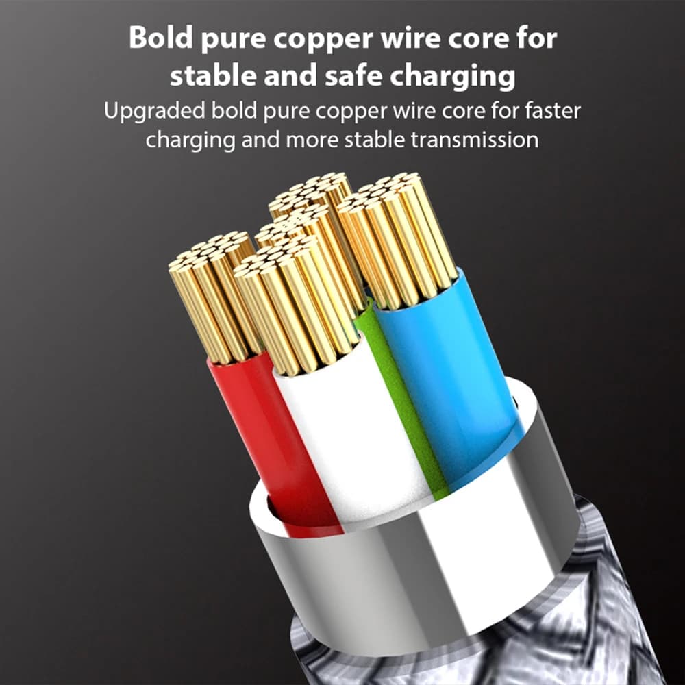 6A USB C Elbow Type C Fast Charge Cable 3m 5m Phone Extend Charging Cable for Samsung Huawei Xiaomi Oppo OnePlus VR Camera - 3