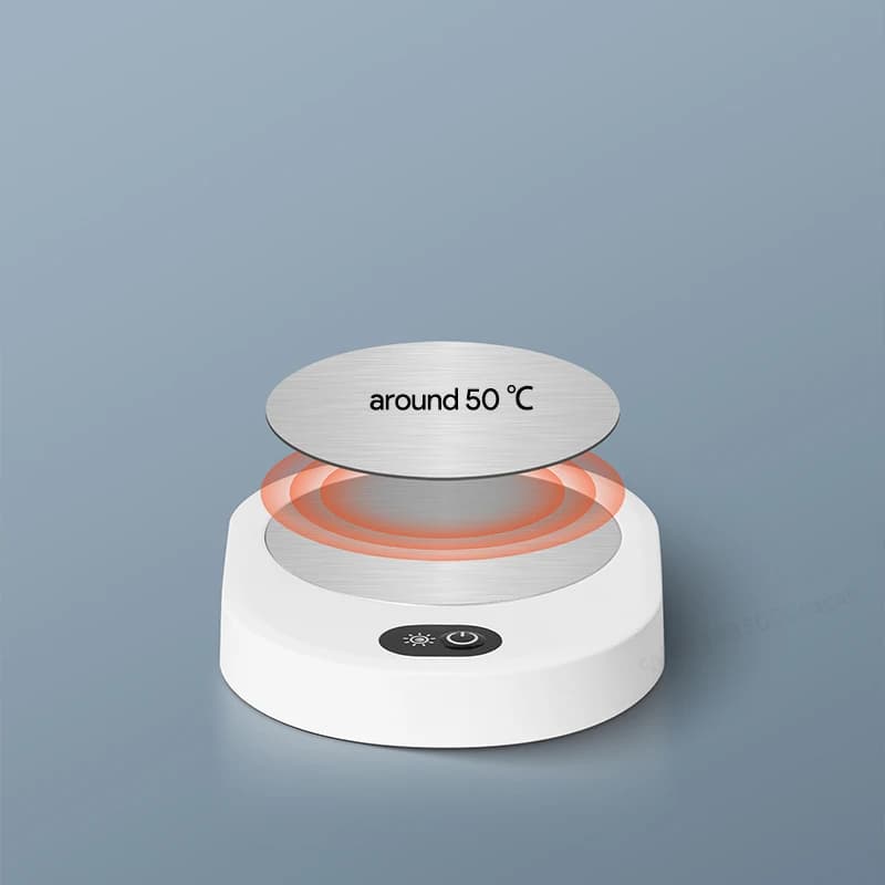 مدفأة أكواب بحرارة ثابتة مع منفذ USB - حصيرة تسخين للشاي والحليب والقهوة - 5