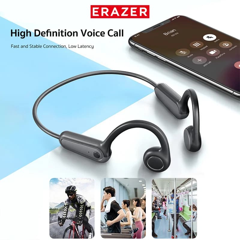 ERAZER XF22 Earphone Bluetooth 5.4 Sports Wireless Headphones Bone Conduction Headsets with Mic Neckband headphones - 2