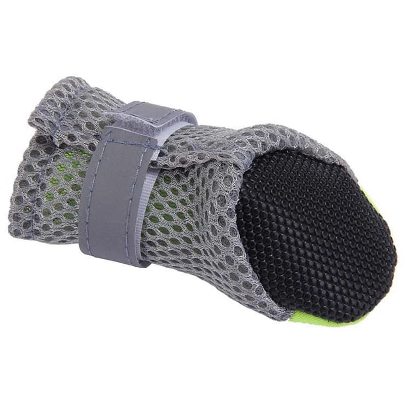 Pet Dog Shoes Breathable Waterproof Outdoor Walking Net Soft Summer Pet Shoes Night Safe Reflective Boots for Small Medium Dogs - 5