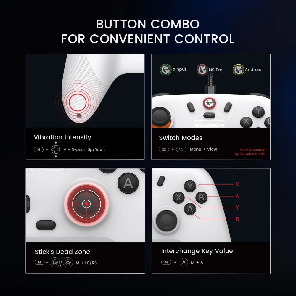 Gamesir Gamepads PC Switch 2 Controller Nova Lite Controle Hall Effective Joystick for Nintendo Switch Steam Android iOS Phone - 5