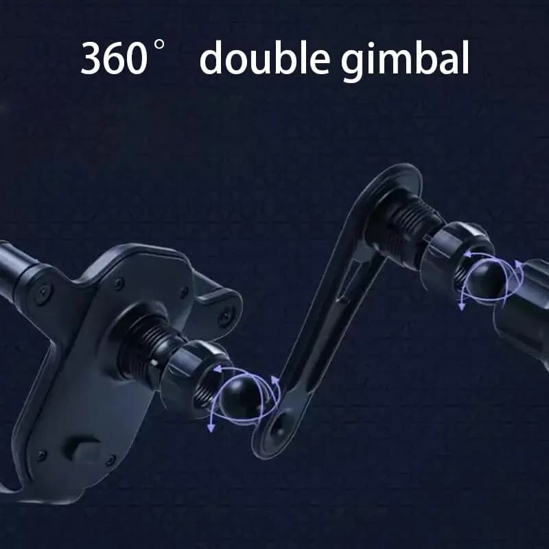 Air Vent Car Phone Holder Gravity Lock Phone Mount 360-Degree Flexible Adjustment Universal Auto Phone Stand for 4-7 Inches - 4
