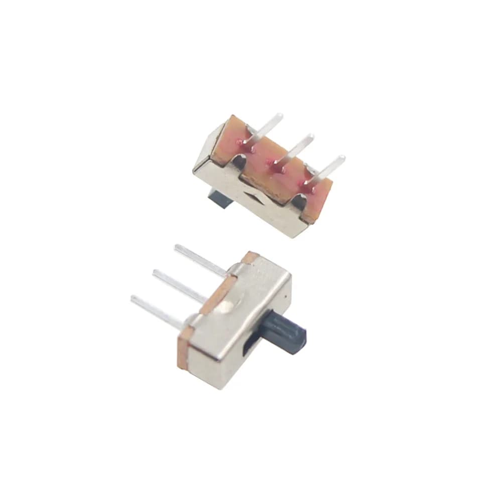 20Pcs SS12D00 Interruptor on-off mini Slide Switch 3pin 1P2T 2 Position High quality toggle switch Handle length:3MM/4MM/5MM/6MM - 6