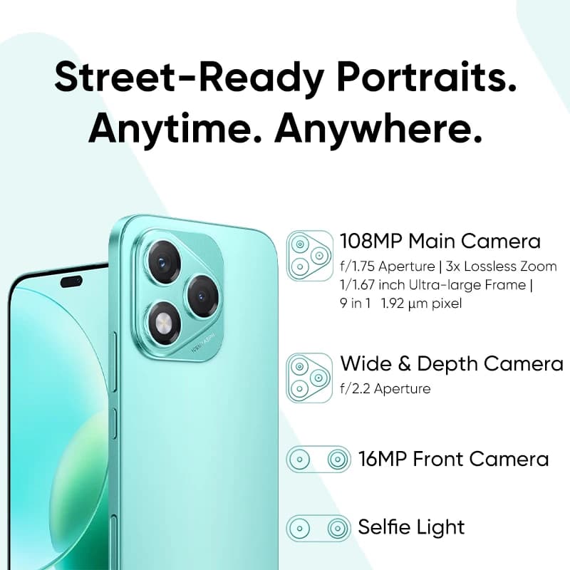 إصدار عالمي جديد هونر 400 لايت 5G ميدياتيك ديمينسيتي 7025-ألترا كاميرا 108 ميجابكسل شاشة 6.7 بوصة 120 هرتز أموليد بطارية 5230 مللي أمبير شحن فائق 35 واط - 4