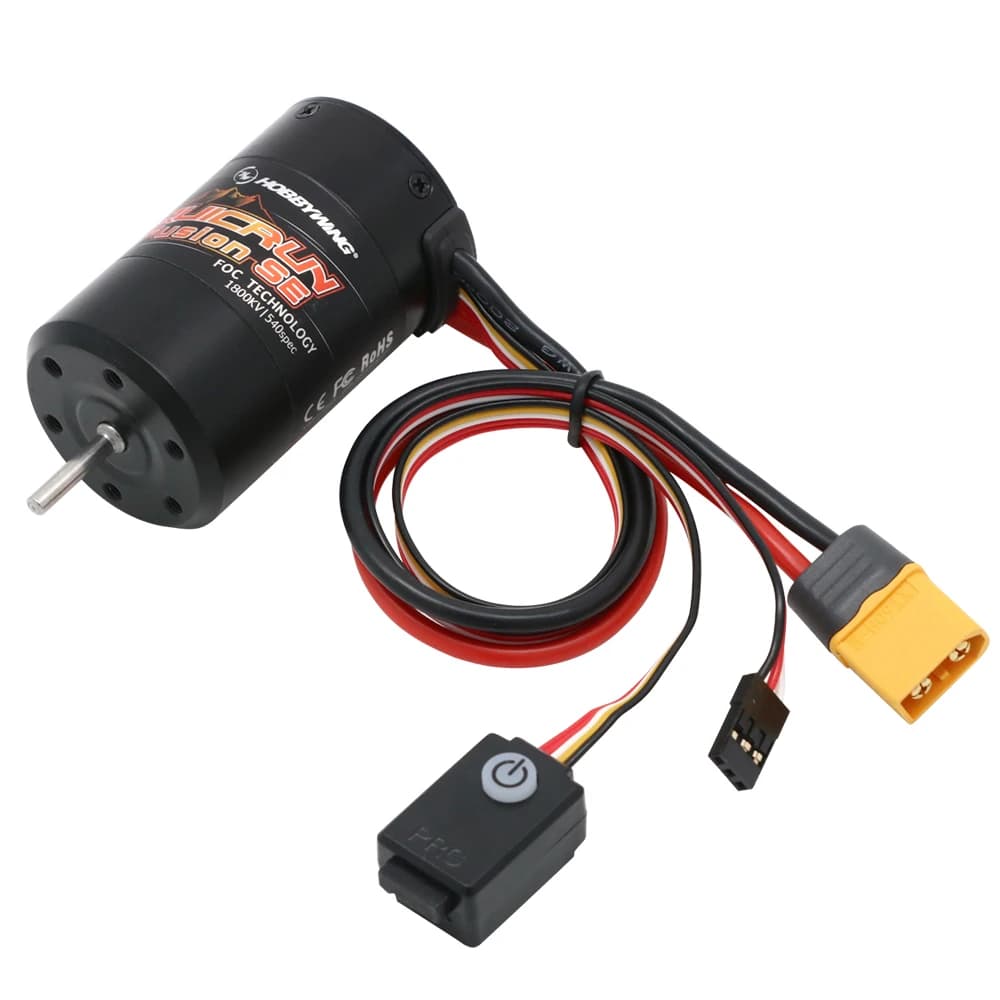 Hobbywing QuicRun Fusion SE 1200KV / 1800KV Sensored Brushless Motor Built In 40A ESC 2 in 1 Waterproof For 1/10 1/8 RC Car part - 2